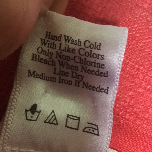 🔥 100% linen oversized shirt tunic top in Brick - Picture 8 of 8